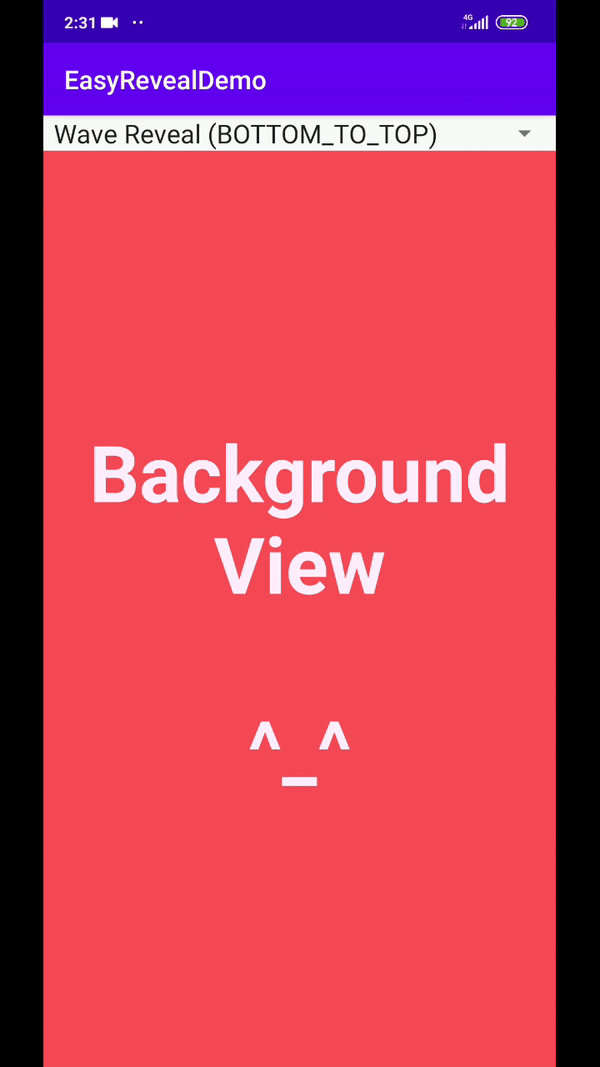 EasyReveal Android Easy Reveal Library codeKK AndroidOpen